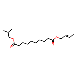 Sebacic acid, but-2-enyl isobutyl ester