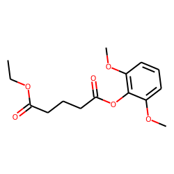 Glutaric acid, 2,6-dimethoxyphenyl ethyl ester