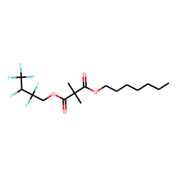 Dimethylmalonic acid, heptyl 2,2,3,4,4,4-hexafluorobutyl ester