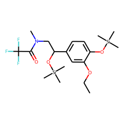 Ethylephrine, N-TFA-O-TMS