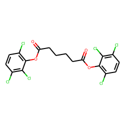 Adipic acid, di(2,3,6-trichlorophenyl) ester