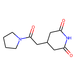 Pyrrolidine, n-[2,6-dioxo-4-piperidinyl)acetyl]-
