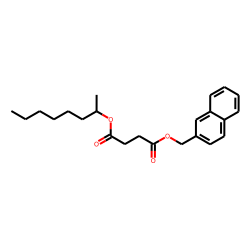 Succinic acid, 2-naphthylmethyl 2-octyl ester