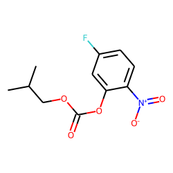 Carbonic acid, isobutyl 2-nitro-5-fluorophenyl ester
