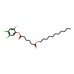 Adipic acid, 2,4,5-trichlorophenyl undecyl ester