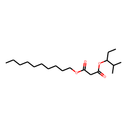 Malonic acid, decyl 2-methylpent-3-yl ester