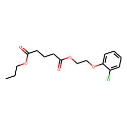Glutaric acid, 2-(2-chlorophenoxy)ethyl propyl ester