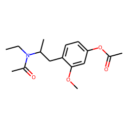 Ethylamphetamine-M (HO-methoxy-), 2AC