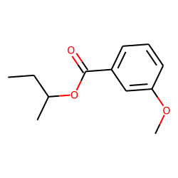 Benzoic acid, 3-methoxy-, 1-methylpropyl ester