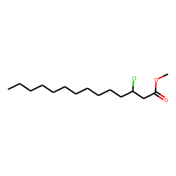 3-Chlorotetradecanoic acid, methyl ester
