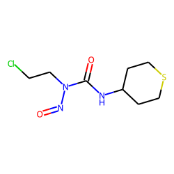 Urea, 1-(2-chloroethyl)-1-nitroso-3-(tetrahydrothiopyran-4-yl)-