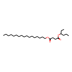 Succinic acid, heptadecyl 3-hexyl ester