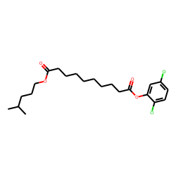 Sebacic acid, 2,5-dichlorophenyl isohexyl ester