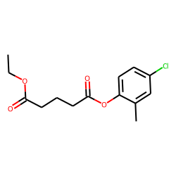 Glutaric acid, ethyl 2-methyl-4-chlorophenyl ester