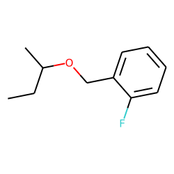 (2-Fluorophenyl) methanol, 1-methylpropyl ether