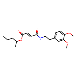 Fumaric acid, monoamide, N-(3,4-dimethoxyphenethyl)-, 2-pentyl ester
