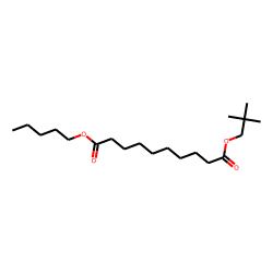 Sebacic acid, neopentyl pentyl ester