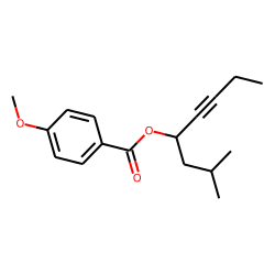 p-Anisic acid, 2-methyloct-5-yn-4-yl ester