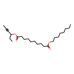 Sebacic acid, hex-4-yn-3-yl octyl ester