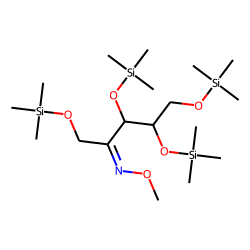 Xylulose, o-methyloxime, tetrakis-O-(trimethylsilyl)-