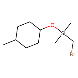 trans-4-Methylcyclohexanol, bromomethyldimethylsilyl ether