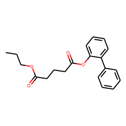 Glutaric acid, 2-biphenyl propyl ester
