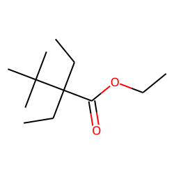 Butanoic acid, 2,2-diethyl-3,3-dimethyl, ethyl ester