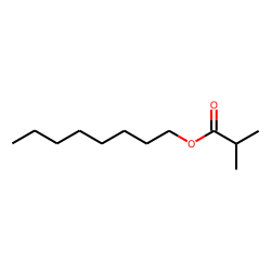 Propanoic acid, 2-methyl-, octyl ester