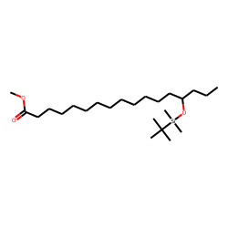 14-Hydroxy-heptadecanoic acid, methyl ester, tBDMS ether