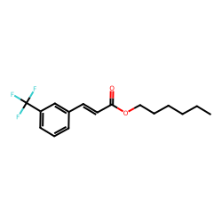 Trans-3-(trifluoromethyl)cinnamic acid, hexyl ester