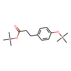Hydrocinnamic acid, p-(trimethylsiloxy)-, trimethylsilyl ester