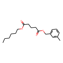 Glutaric acid, hexyl 3-methylbenzyl ester