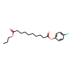 Sebacic acid, 4-chlorophenyl propyl ester