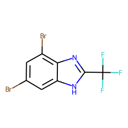 Benzimidazole, 4,6-dibromo-2-(trifluoromethyl)-