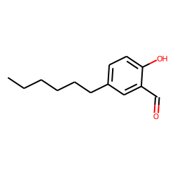 Benzaldehyde, 2-hydroxy, 5-hexyl