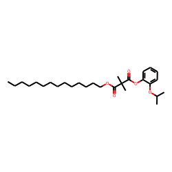 Dimethylmalonic acid, 2-isopropoxyphenyl tetradecyl ester