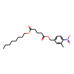 Glutaric acid, 3-methyl-4-nitrobenzyl octyl ester