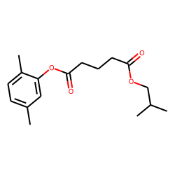 Glutaric acid, 2,5-dimethylphenyl isobutyl ester