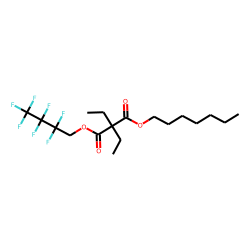 Diethylmalonic acid, 2,2,3,3,4,4,4-heptafluorobutyl heptyl ester