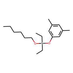 Silane, diethyl(3,5-dimethylphenoxy)hexyloxy-