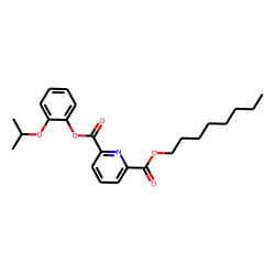 2,6-Pyridinedicarboxylic acid, 2-isopropoxyphenyl octyl ester