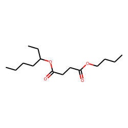 Succinic acid, butyl 3-heptyl ester