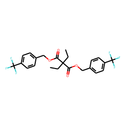 Diethylmalonic acid, di(4-trifluoromethylbenzyl) ester