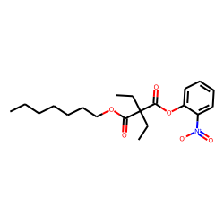 Diethylmalonic acid, heptyl 2-nitrophenyl ester