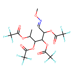 L-(+)-Rhamnose, tetrakis(trifluoroacetate), methyloxime (anti)