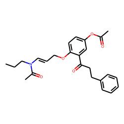 Propafenone hydroxy - H2O, acetylated