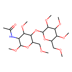 «beta»-Mannosyl-(1-4)-N-acetylglucosamine, permethyl