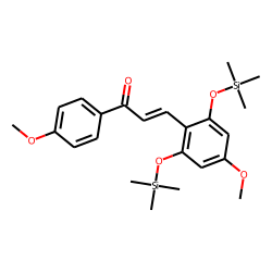 Chalcone, 2',6'-dihydroxy-4,4'-dimethoxy, bis-TMS