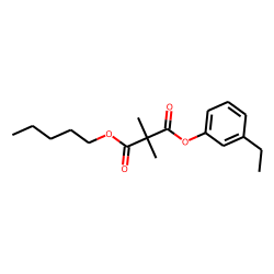 Dimethylmalonic acid, 3-ethylphenyl pentyl ester