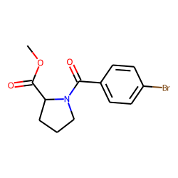l-Proline, N-(4-bromobenzoyl)-, methyl ester